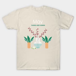 May Birth Flowers T-Shirt